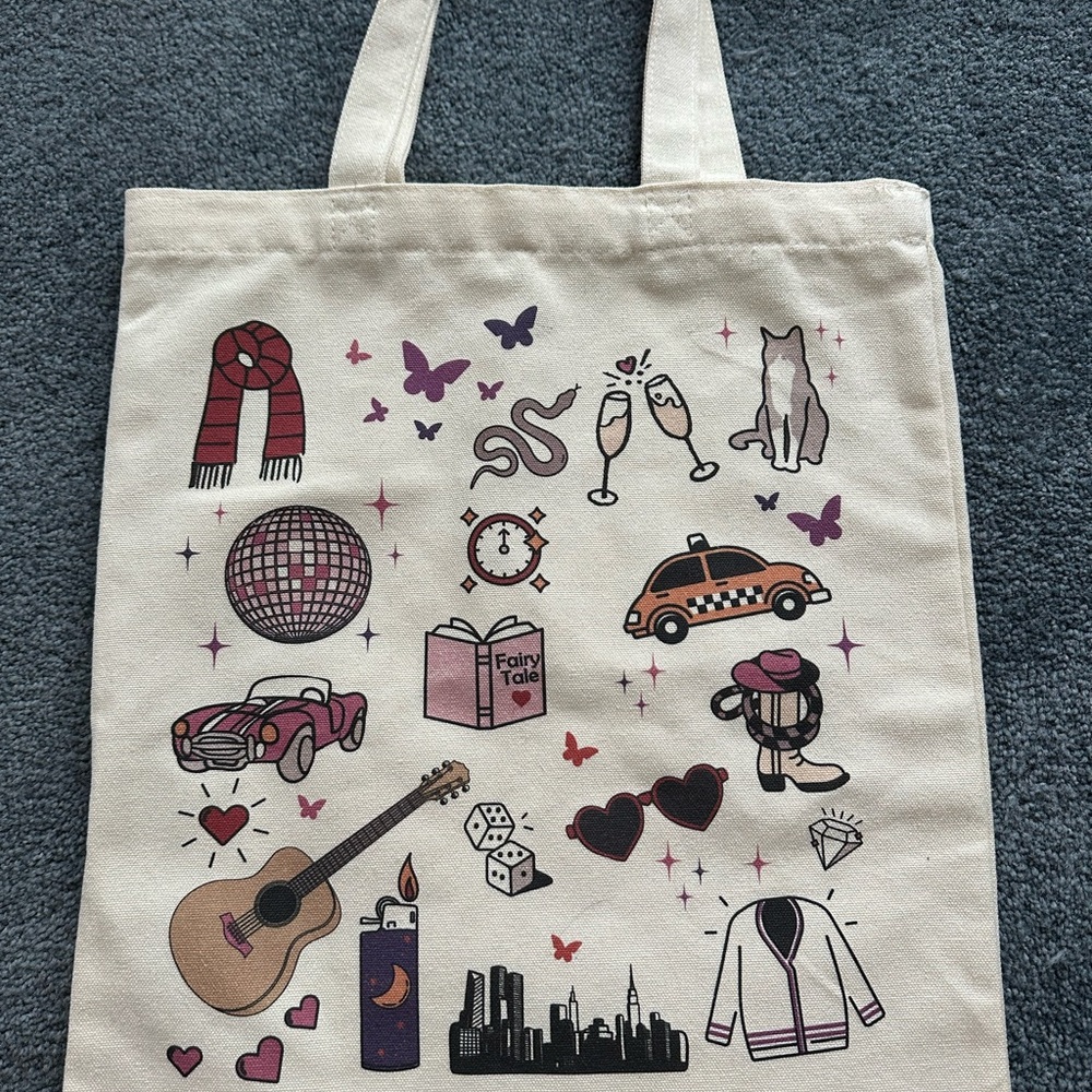 Taylor Swift Graphic Tote Bag